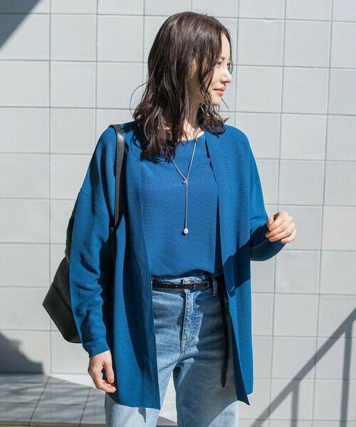 LAUTREAMONT / ロートレアモン カーディガン・ボレロ | ストレッチ着流しカーディガン | 詳細11