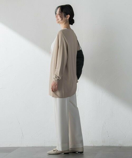 LAUTREAMONT / ロートレアモン カーディガン・ボレロ | ストレッチ着流しカーディガン | 詳細17