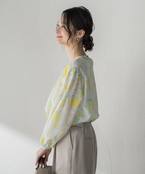 LAUTREAMONT / ロートレアモン シャツ・ブラウス | フラワープリントブラウス | 詳細6