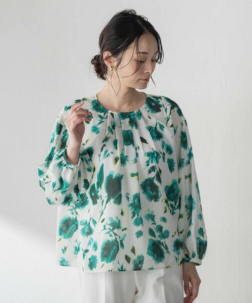 LAUTREAMONT / ロートレアモン シャツ・ブラウス | フラワープリントブラウス | 詳細8