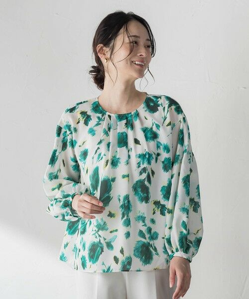 LAUTREAMONT / ロートレアモン シャツ・ブラウス | フラワープリントブラウス | 詳細9