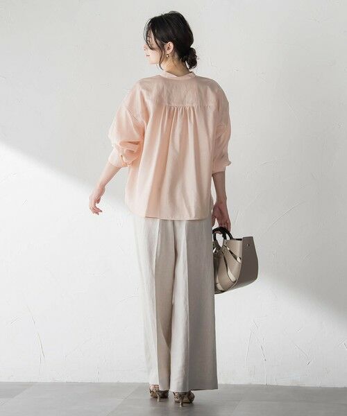 LAUTREAMONT / ロートレアモン シャツ・ブラウス | シアーバンドカラーブラウス≪洗える≫ | 詳細2