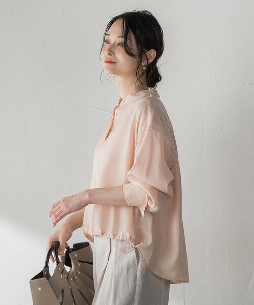 LAUTREAMONT / ロートレアモン シャツ・ブラウス | シアーバンドカラーブラウス≪洗える≫ | 詳細3