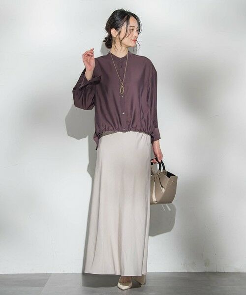 LAUTREAMONT / ロートレアモン シャツ・ブラウス | シアーバンドカラーブラウス≪洗える≫ | 詳細8