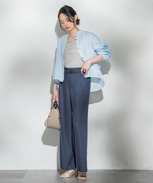 LAUTREAMONT / ロートレアモン シャツ・ブラウス | シアーバンドカラーブラウス≪洗える≫ | 詳細19