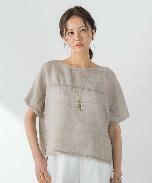 LAUTREAMONT / ロートレアモン シャツ・ブラウス | メッシュブラウス（ベージュ系その他）