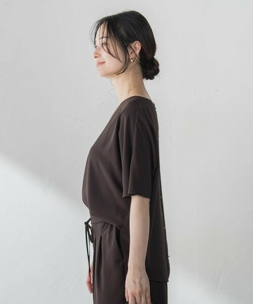 LAUTREAMONT / ロートレアモン シャツ・ブラウス | 【涼・美・楽】Vネックブラウス | 詳細8