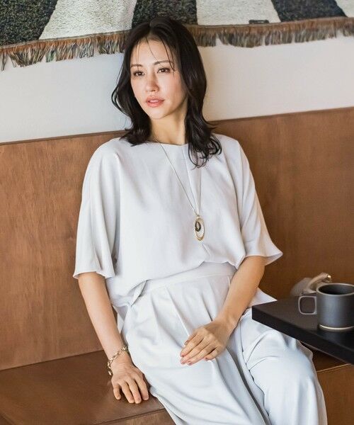 LAUTREAMONT / ロートレアモン シャツ・ブラウス | 【涼・美・楽】Vネックブラウス（ベージュ）