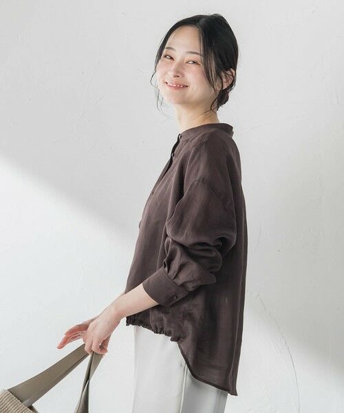 LAUTREAMONT / ロートレアモン シャツ・ブラウス | ラミーカルゼドロストブラウス | 詳細7