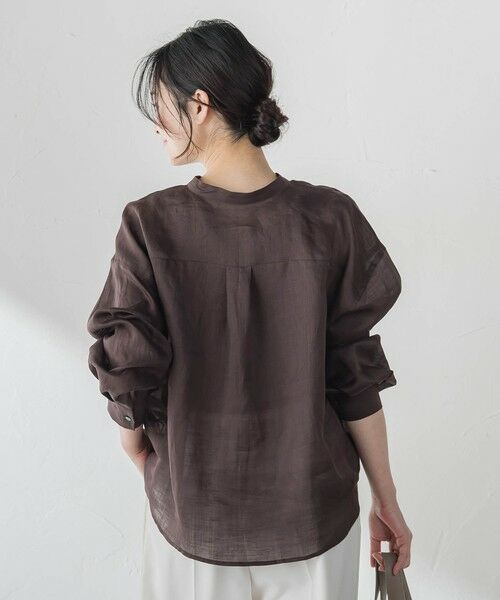 LAUTREAMONT / ロートレアモン シャツ・ブラウス | ラミーカルゼドロストブラウス | 詳細8