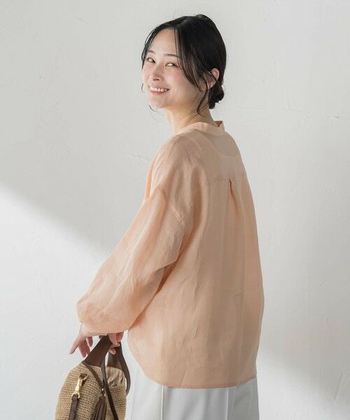 LAUTREAMONT / ロートレアモン シャツ・ブラウス | ラミーカルゼドロストブラウス | 詳細12