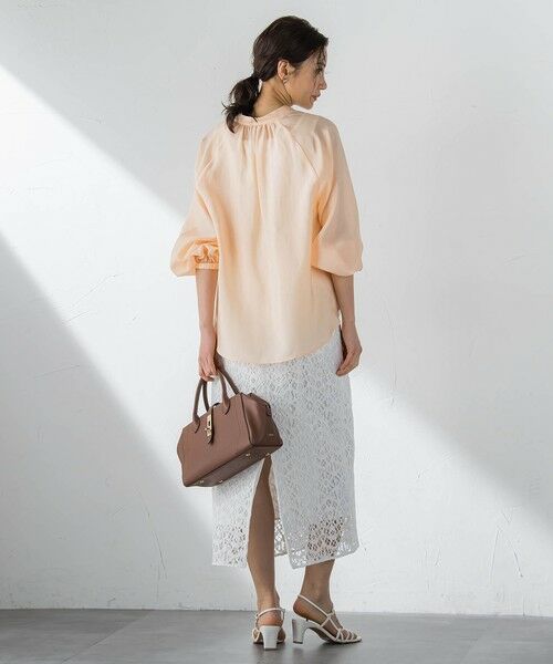 LAUTREAMONT / ロートレアモン シャツ・ブラウス | シアーブロードバンドカラーブラウス | 詳細22