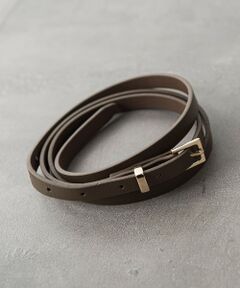 ナローロングレザーベルト