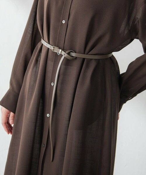 LAUTREAMONT / ロートレアモン その他 | ナローロングレザーベルト | 詳細1