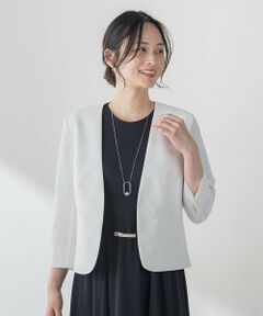 LAUTREAMONT / ロートレアモン テーラードジャケット | ジャージーノーカラージャケット