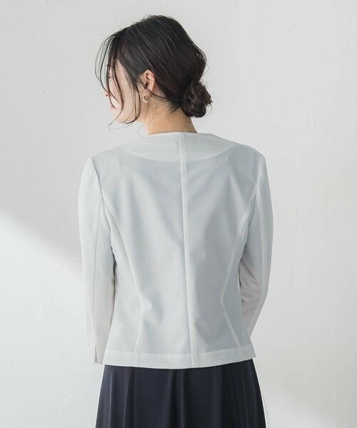 LAUTREAMONT / ロートレアモン テーラードジャケット | ジャージーノーカラージャケット | 詳細6