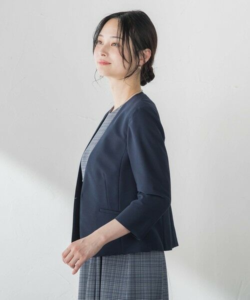 LAUTREAMONT / ロートレアモン テーラードジャケット | ジャージーノーカラージャケット | 詳細10