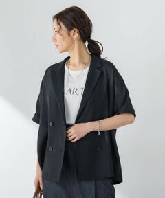 LAUTREAMONT / ロートレアモン テーラードジャケット | ハーフスリーブメッシュジャケット