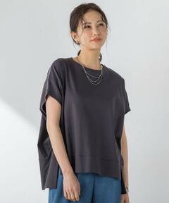 LAUTREAMONT / ロートレアモン カットソー | 汗染み軽減ボックスシルエットカットソー