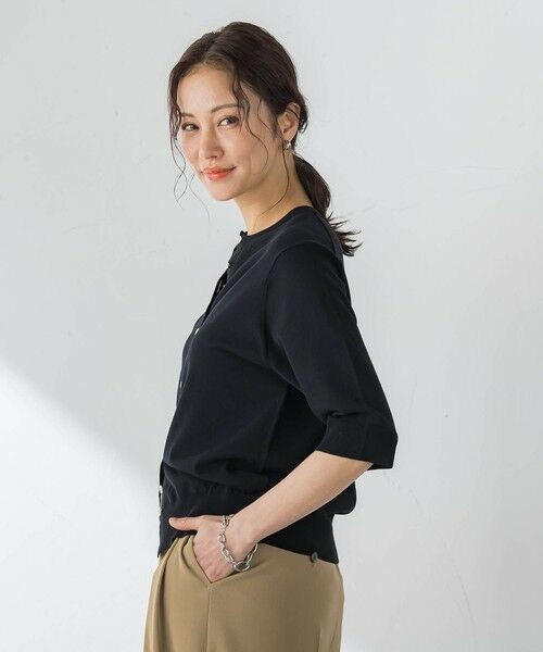 LAUTREAMONT / ロートレアモン カーディガン・ボレロ | 多ボタン配色カーディガン | 詳細7