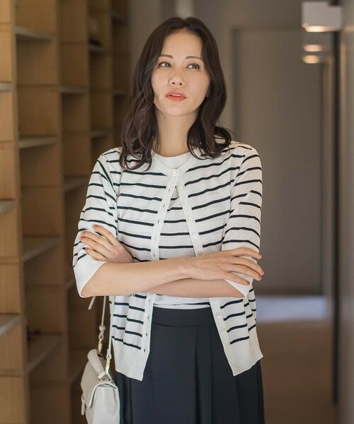 LAUTREAMONT / ロートレアモン カーディガン・ボレロ | 多ボタン配色カーディガン | 詳細11