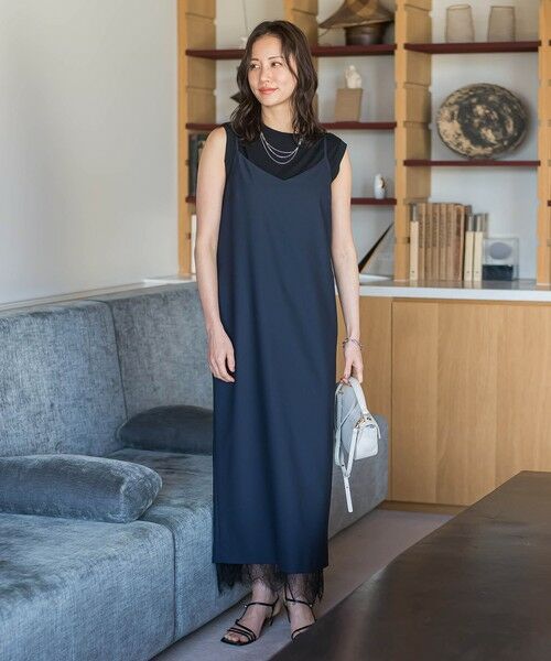 LAUTREAMONT / ロートレアモン ニット・セーター | 配色パイピングプルオーバー（ブラック）