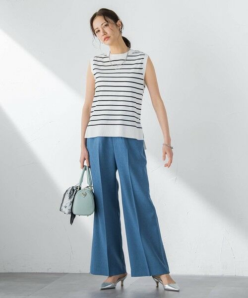 LAUTREAMONT / ロートレアモン ニット・セーター | 配色パイピングプルオーバー | 詳細5