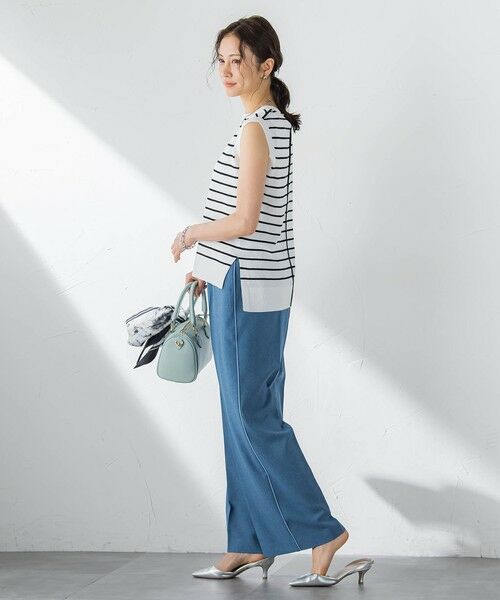 LAUTREAMONT / ロートレアモン ニット・セーター | 配色パイピングプルオーバー | 詳細6