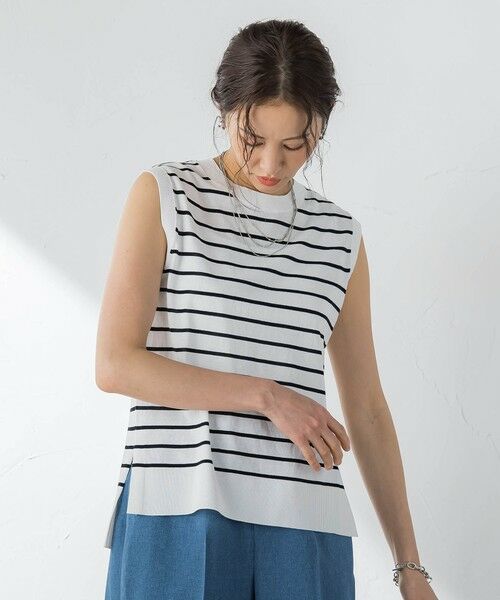 LAUTREAMONT / ロートレアモン ニット・セーター | 配色パイピングプルオーバー | 詳細8