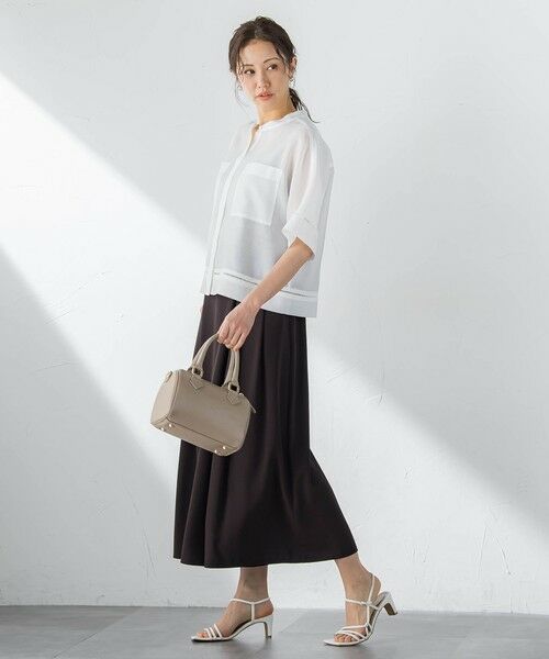 LAUTREAMONT / ロートレアモン シャツ・ブラウス | ハシゴレースシアーブロードブラウス | 詳細1