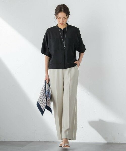 LAUTREAMONT / ロートレアモン シャツ・ブラウス | ハシゴレースシアーブロードブラウス | 詳細10