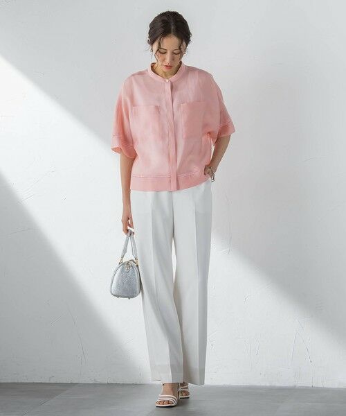 LAUTREAMONT / ロートレアモン シャツ・ブラウス | ハシゴレースシアーブロードブラウス | 詳細15