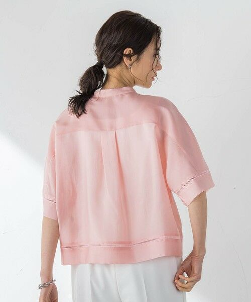 LAUTREAMONT / ロートレアモン シャツ・ブラウス | ハシゴレースシアーブロードブラウス | 詳細18