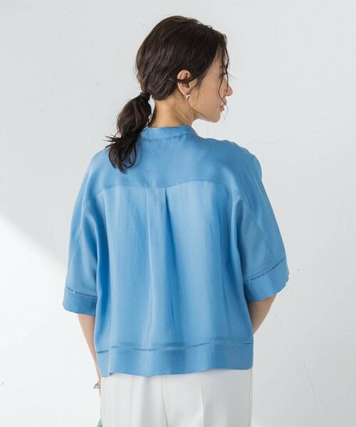 LAUTREAMONT / ロートレアモン シャツ・ブラウス | ハシゴレースシアーブロードブラウス | 詳細22