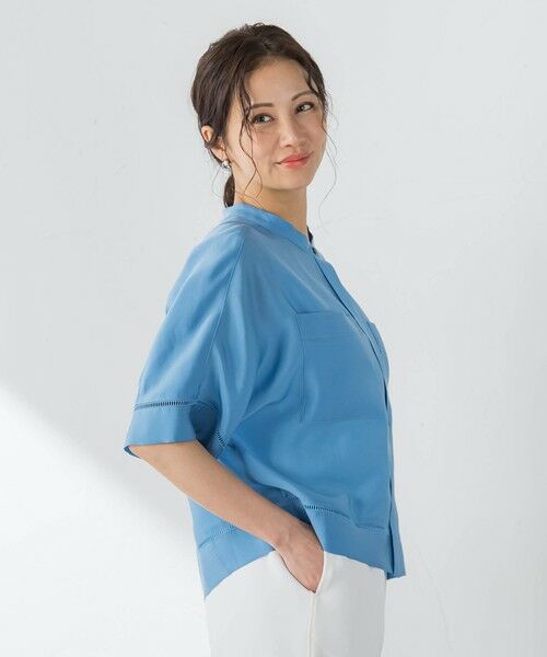 LAUTREAMONT / ロートレアモン シャツ・ブラウス | ハシゴレースシアーブロードブラウス | 詳細23