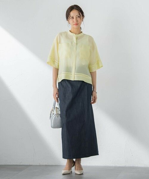 LAUTREAMONT / ロートレアモン シャツ・ブラウス | ハシゴレースシアーブロードブラウス | 詳細24