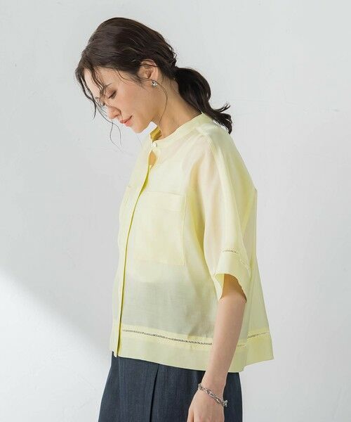 LAUTREAMONT / ロートレアモン シャツ・ブラウス | ハシゴレースシアーブロードブラウス | 詳細27