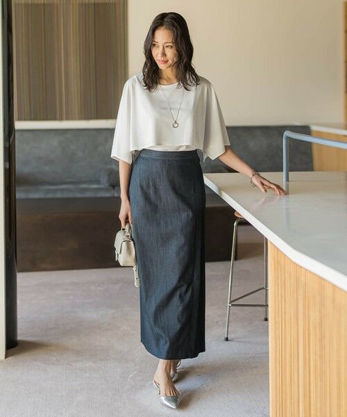 LAUTREAMONT / ロートレアモン カットソー | ケープ風カットジョーゼットプルオーバー | 詳細6