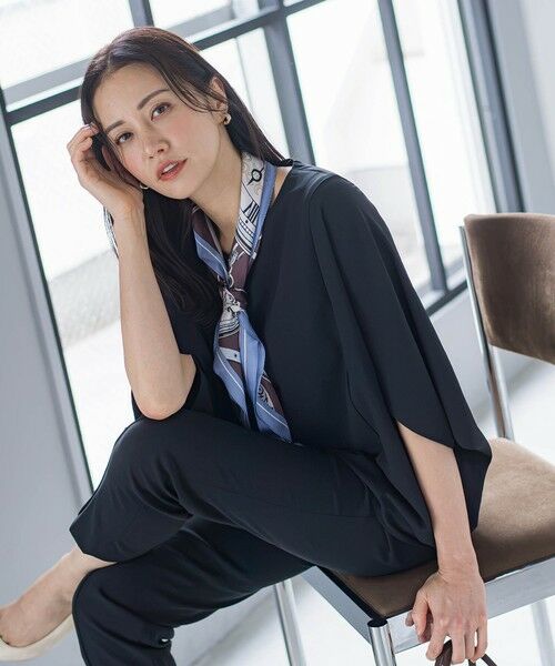 LAUTREAMONT / ロートレアモン シャツ・ブラウス | 涼・美・楽ポンチョブラウス≪WEB限定カラーあり≫（ブラック）