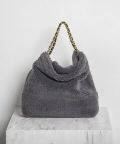 【WEB限定】【VIOLAd'ORO】エコムートン チェーンショルダートート