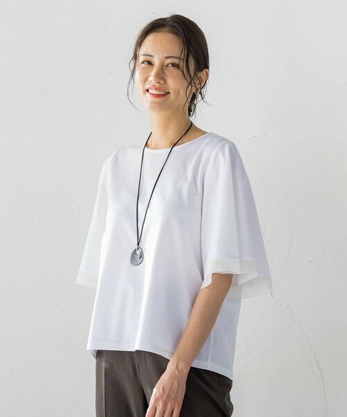 LAUTREAMONT / ロートレアモン カットソー | ≪体感28℃が続く≫クールキープカットソー（ホワイト）