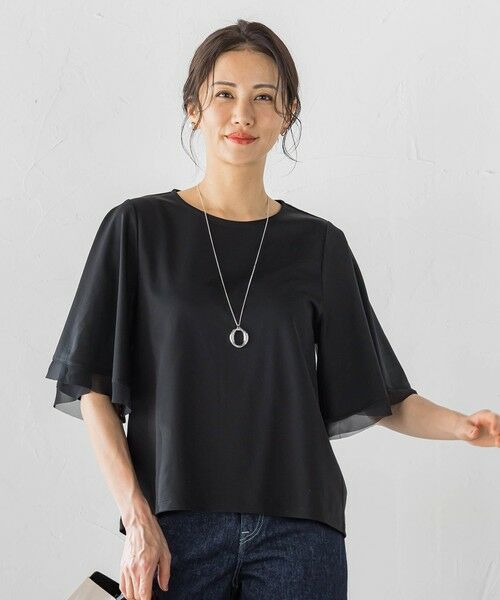 LAUTREAMONT / ロートレアモン カットソー | ≪体感28℃が続く≫クールキープカットソー（ブラック）