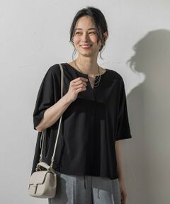 LAUTREAMONT / ロートレアモン カットソー | 【WEB限定】≪夏の体型カバーに≫タックフレアカットソー