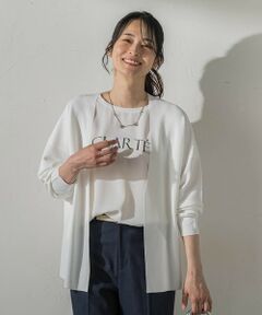 LAUTREAMONT / ロートレアモン カーディガン・ボレロ | クールタッチショートカーディガン