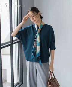 LAUTREAMONT / ロートレアモン ニット・セーター | 【skinea】≪着るスキンケア≫ドルマンスリーブ五分袖ニット
