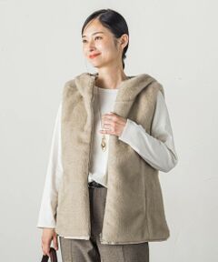 LAUTREAMONT / ロートレアモン テーラードジャケット | タフタファーリバーシブルジレ