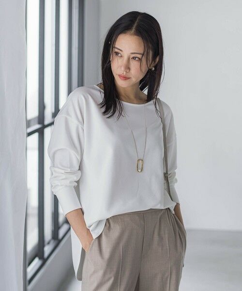 LAUTREAMONT / ロートレアモン カットソー | 季節をつなぐTシャツブラウス≪WEB限定カラーあり≫（オフホワイト）