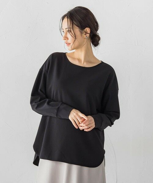 LAUTREAMONT / ロートレアモン カットソー | 季節をつなぐTシャツブラウス≪WEB限定カラーあり≫（ブラック）