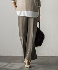 LAUTREAMONT / ロートレアモン その他パンツ | 両面起毛ワイドパンツ