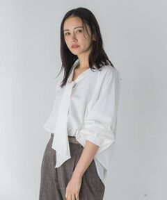 LAUTREAMONT / ロートレアモン シャツ・ブラウス | ≪着こなし自由自在≫マルーデコットンタイプライターブラウス